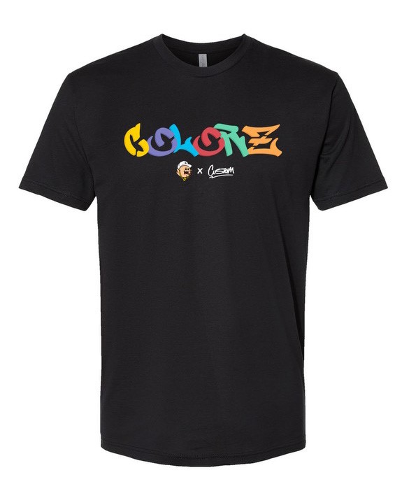 Colorz Black T-Shirt front